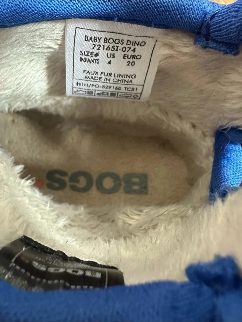 Bogs Baby/Toddler Boots Boys Size 4 Dinos